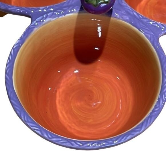 Clay Art Ceramic Colored Jalapeno‎ Salsa Serving Bowls - Picture 9 of 12